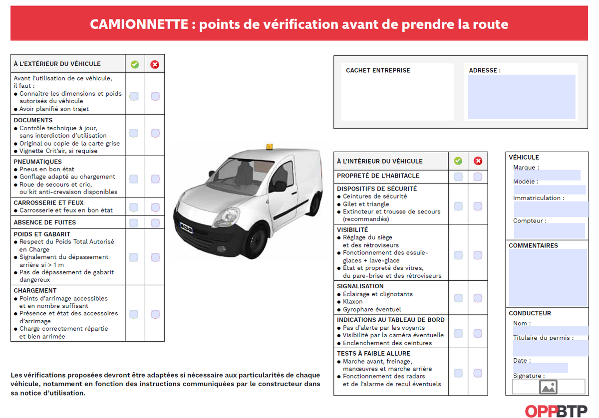 securite-routiere-travail-check-list